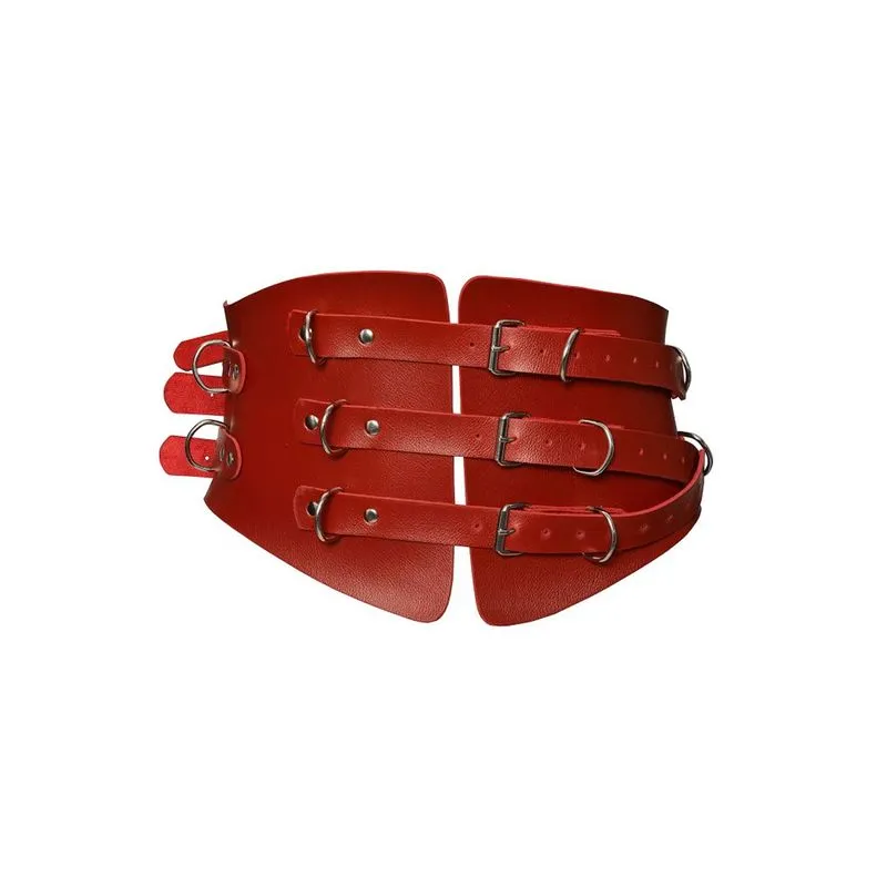 Corset Ajustável em Couro Sintético Dominatrixxx