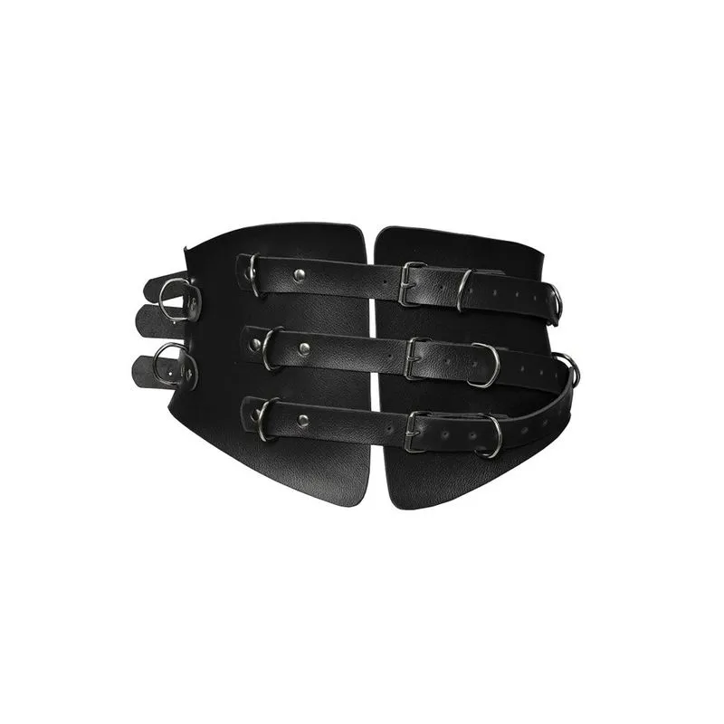 Corset Ajustável em Couro Sintético Dominatrixxx