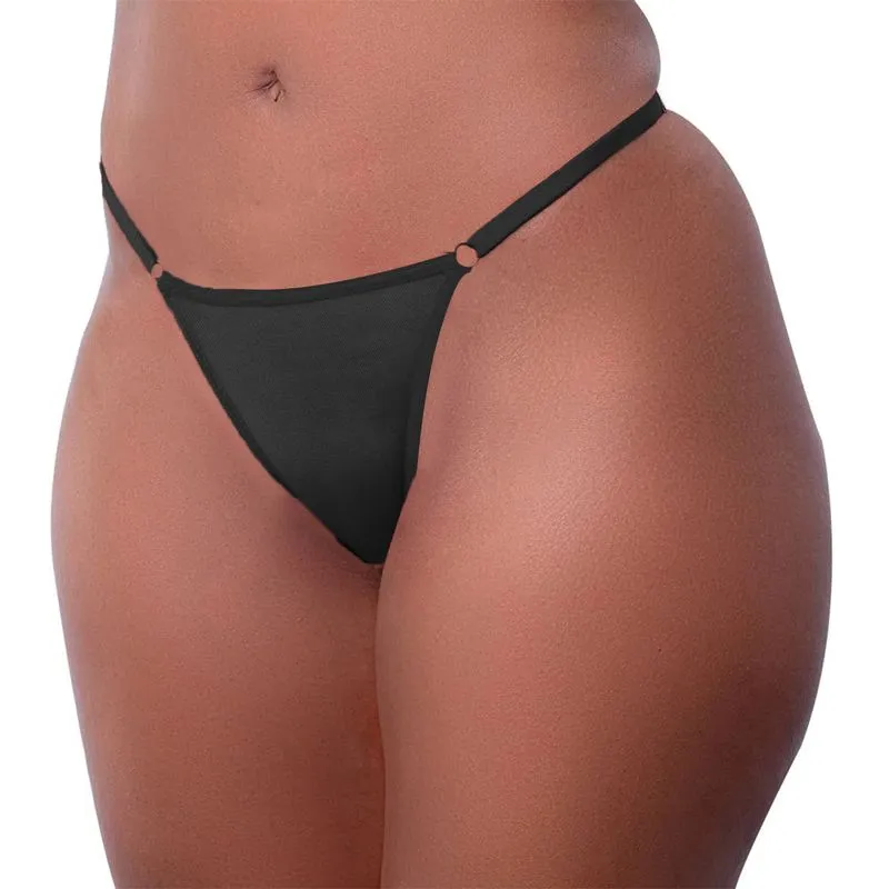 Calcinha Tule com Lateral Ajustável Hot Love