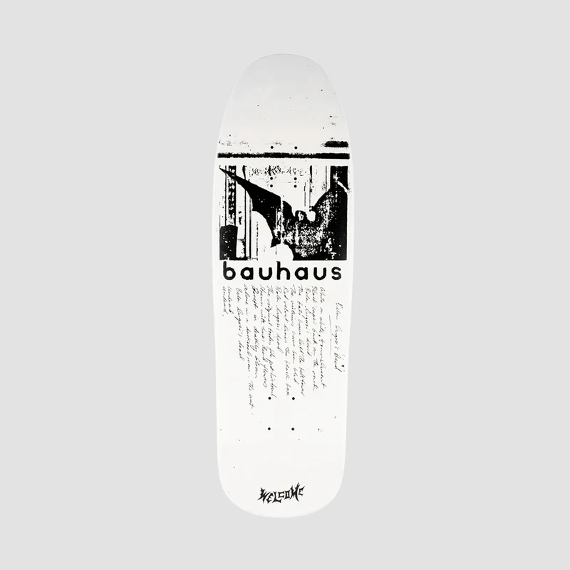 Welcome X Bauhaus Bela On Gaia Skateboard Deck White - 9.6" 9.60 Inches