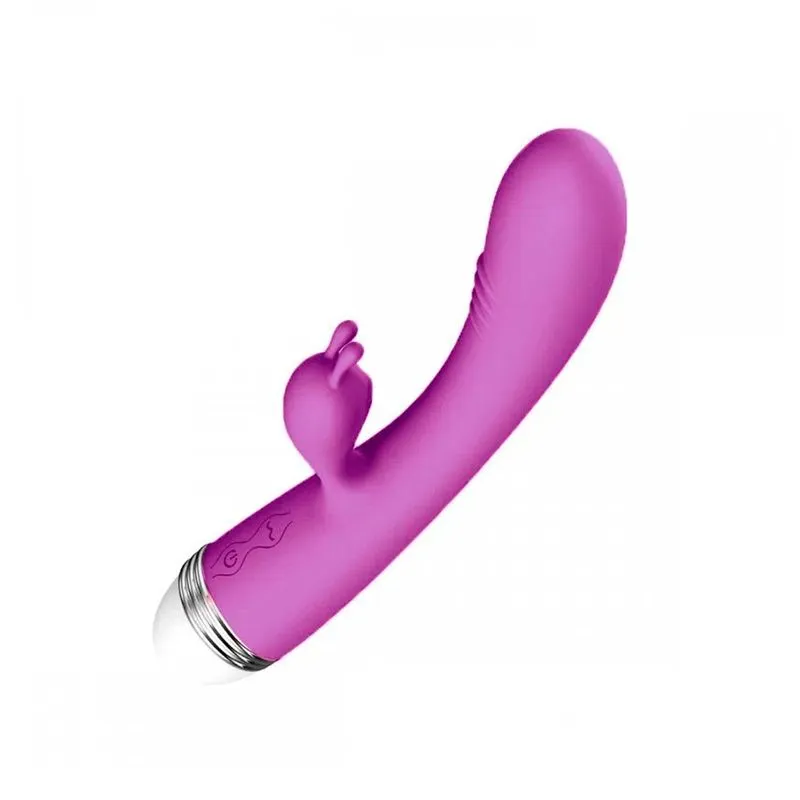 Vibrador Ponto G Texturizado com Estimulador de Clitoris 10 Modos de Vibração Vip Mix