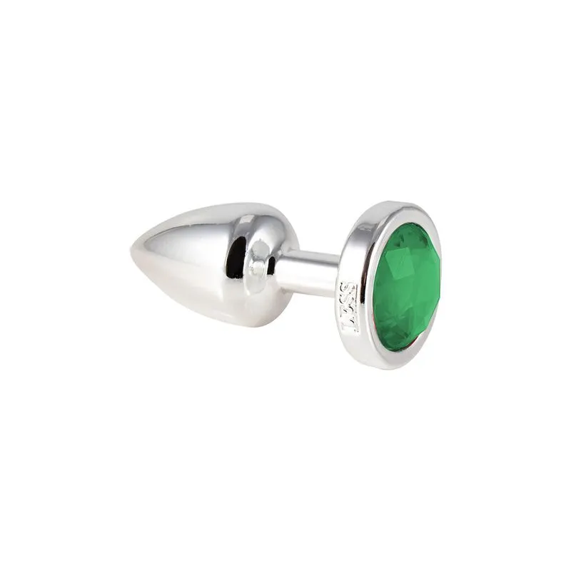 Plug Anal M Metalizado com Pedra Linha Less Hard