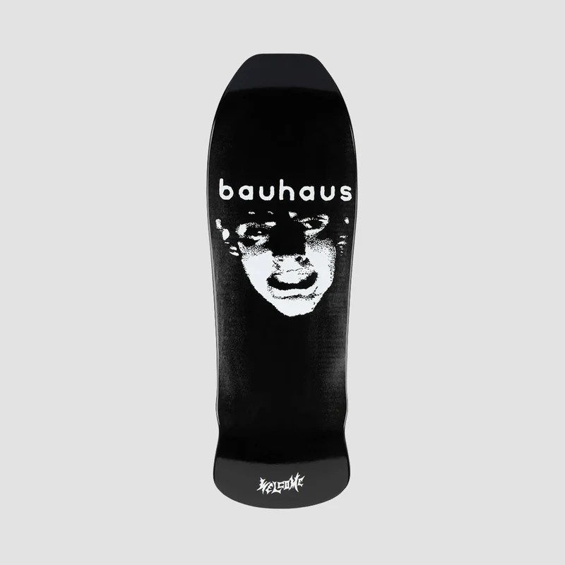 Welcome X Bauhaus Mask On Early Grab Skateboard Deck Black Dip - 10" 10.00 Inches