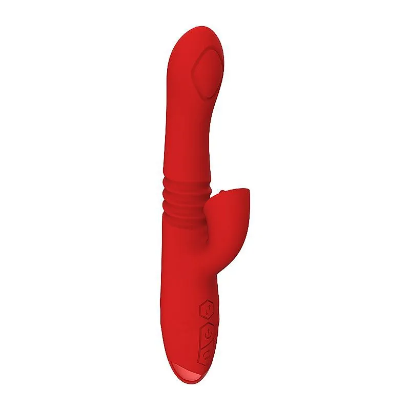 Phoenix Vibrador Ponto G com 8 Modos de Vai e Vem Dedilhar e Estimulação de Língua Sexy Import