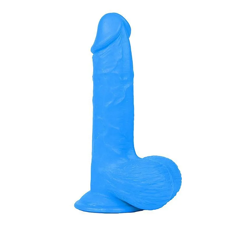 Real Skin Color Prótese Realística com Escroto e Ventosa Sexy Import Mr Navy Color Prótese Realística com Escroto e Ventosa Sexy Import