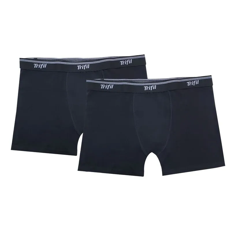 Cueca Boxer Confeccionada Microfibra Masculino Trifil 2 Cuecas Boxer Confeccionada Microfibra Preto