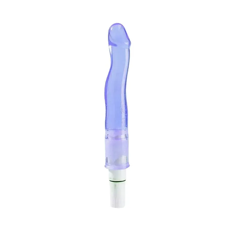 Vibrator G-Spot Vibrador em Jelly Liso Curvado 22,0 cm Sexy Import