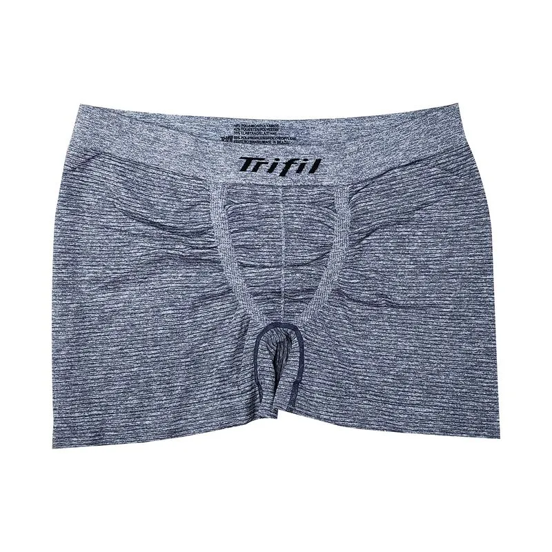 Cueca Boxer sem Costura Listrada Trifil Cueca Boxer Mescla sem Costura Listrada Trifil