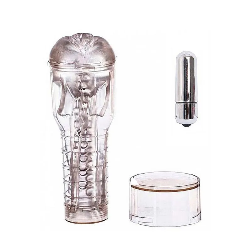Masturbador Lanterna em Cyberskin com Vibração Sexy Import