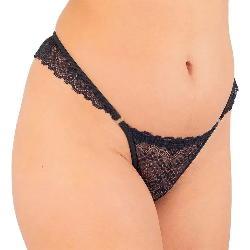 Calcinha Fio Rendada com Lacinho Temiscira Lingerie