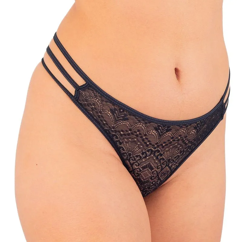 Calcinha Fio em Renda com tiras Laterais Temiscira Lingerie