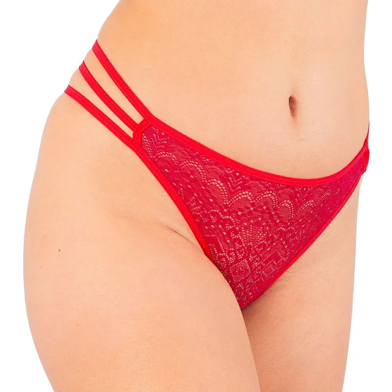 Calcinha Fio em Renda com tiras Laterais Temiscira Lingerie