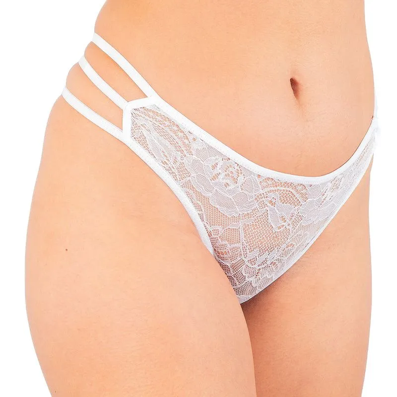 Calcinha Fio em Renda com tiras Laterais Temiscira Lingerie