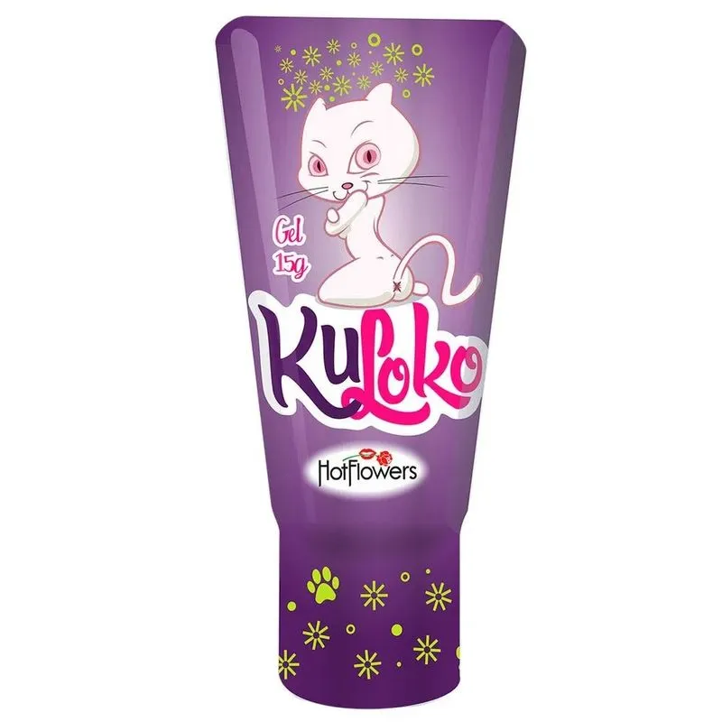 Kuloko Gel Dessensibilizante e Excitante Anal 15g Linha Brasileirinhos Hot Flowers