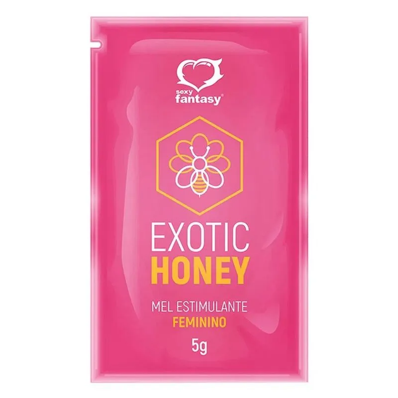 Exotic Honey Gel Estimulante Feminino Sachê 5g Sexy Fantasy