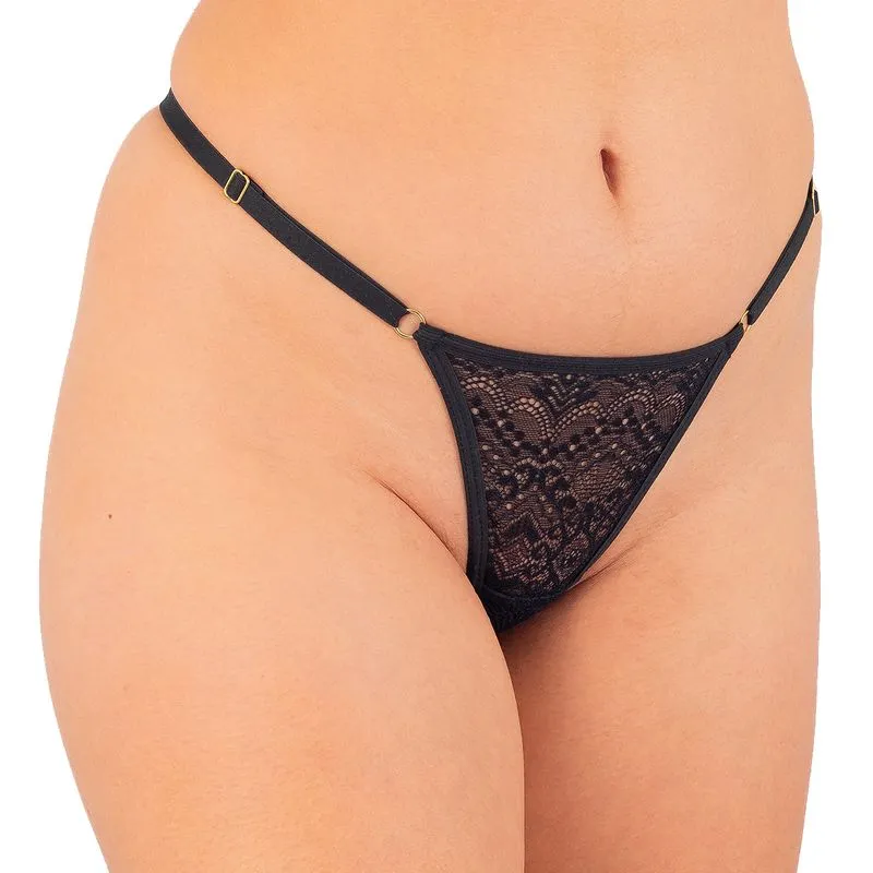 Calcinha em Renda Ajustável "Fogosa" Temiscira Lingerie