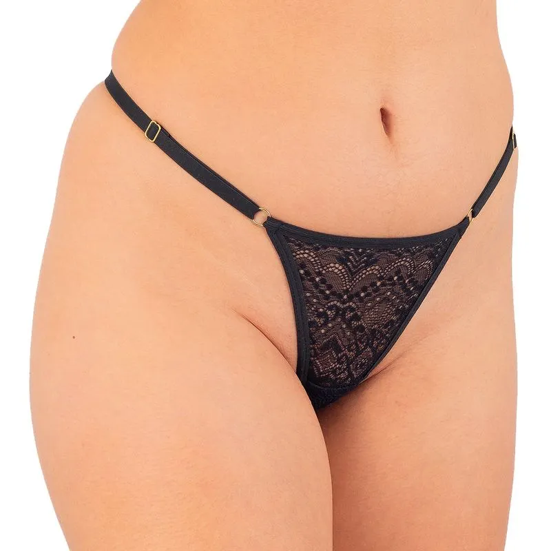 Calcinha em Renda Ajustável "Come Tudo" Temiscira Lingerie