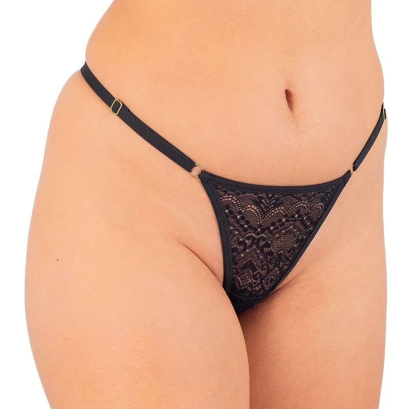 Calcinha em Renda Ajustável "Me Usa Toda" Temiscira Lingerie