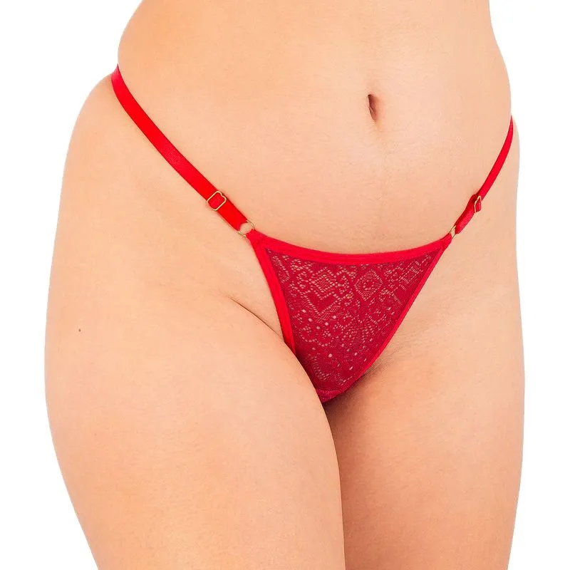 Calcinha em Renda Ajustável "Me Usa Toda" Temiscira Lingerie