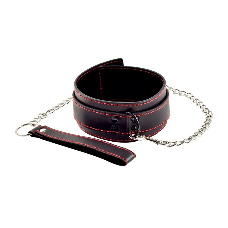 Lovetoy Bondage Fetish Pleasure Collar Coleira com Estirante e Guia Vip Mix