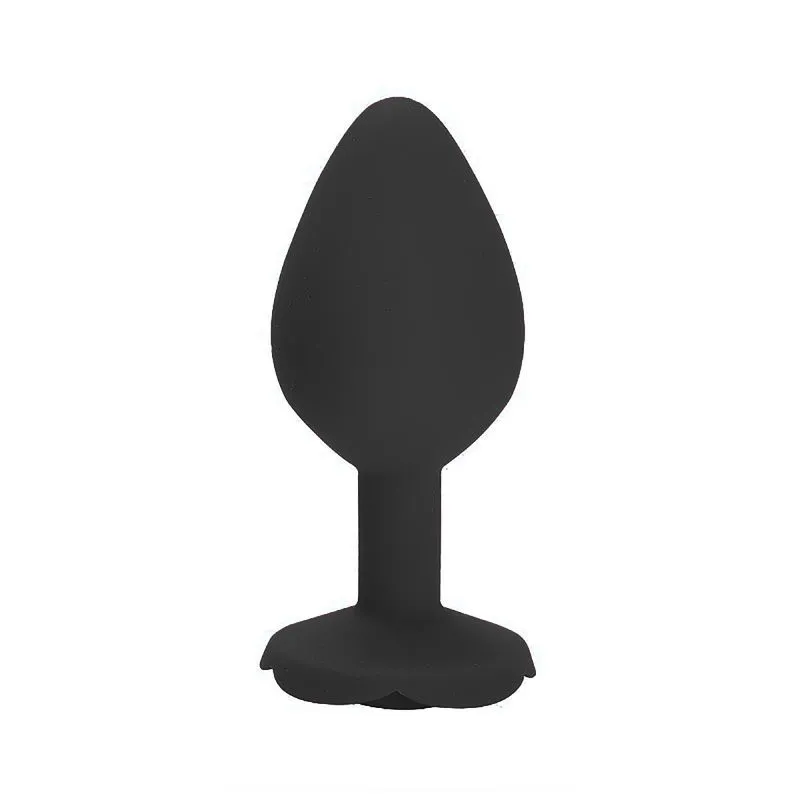 Plug Anal em Silicone Formato de Rosa P 7 x 2,5 cm Sexy Import