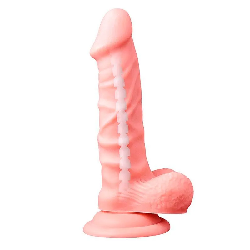 Prótese Peniana com Vértebra e Ventosa 18 x 3,8 cm Sexy Import