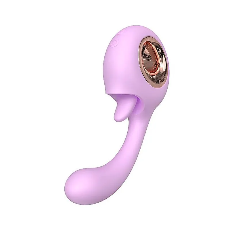 S-Hande Woo Vibrador de Ponto G com Língua Estimuladora e 10 Modos de Vibração Sexy Import