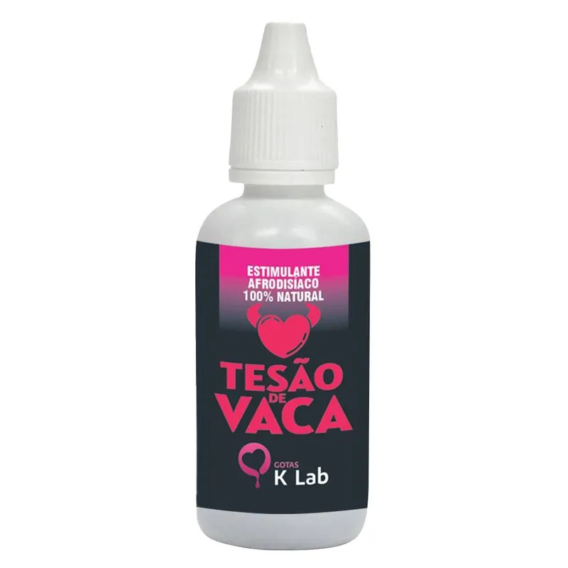 Tesão de Vaca Estimulante Afrodisíaco Natural 20ml K-Lab - 5 Por Cliente