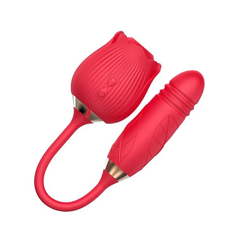 Estimulador Clitoriano com Estimulador Ponto G e 10 Modos de Vai e Vem Me Ame Sex Toys