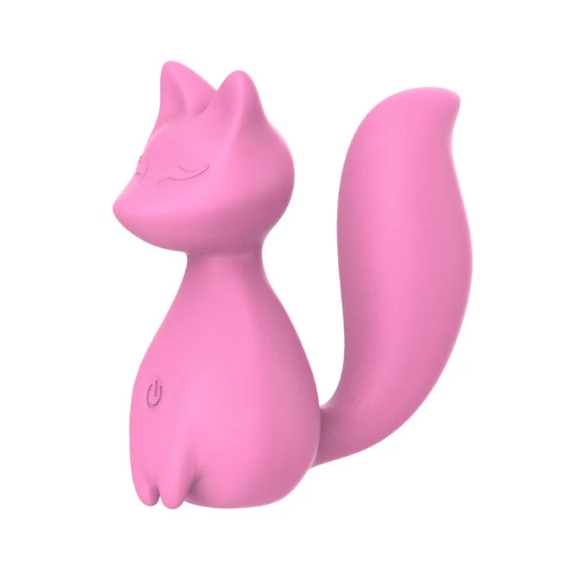 Mini Vibrador em Formato de Raposa com 10 Modos de Vibração Me Ame Sex Toys