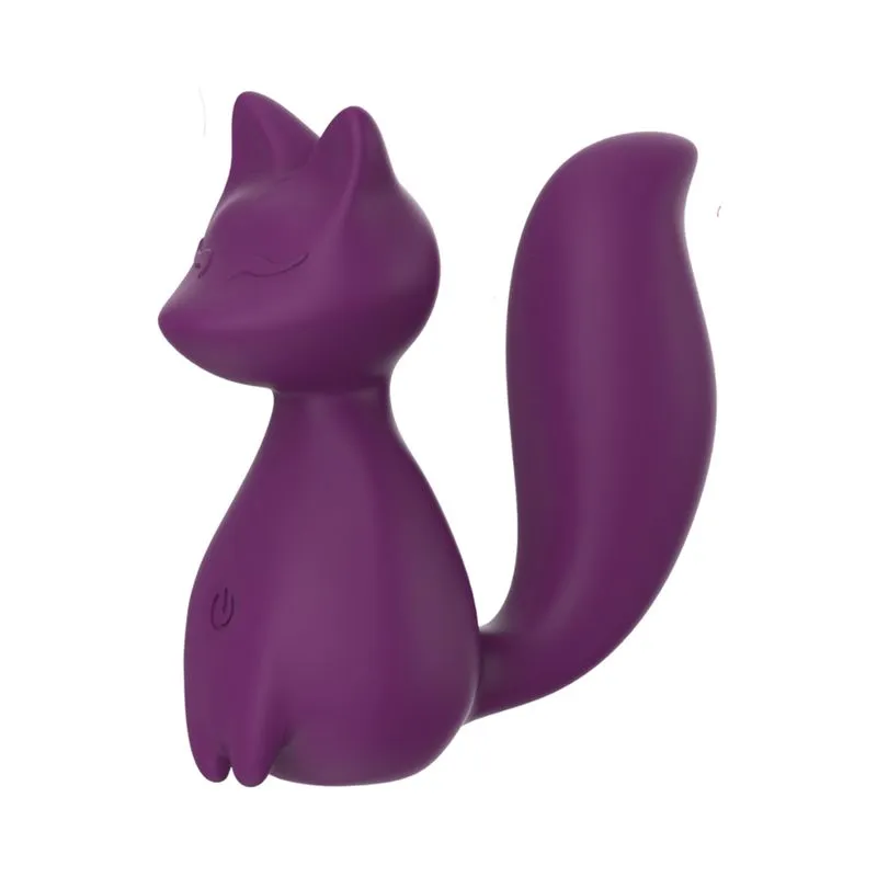 Mini Vibrador em Formato de Raposa com 10 Modos de Vibração Me Ame Sex Toys