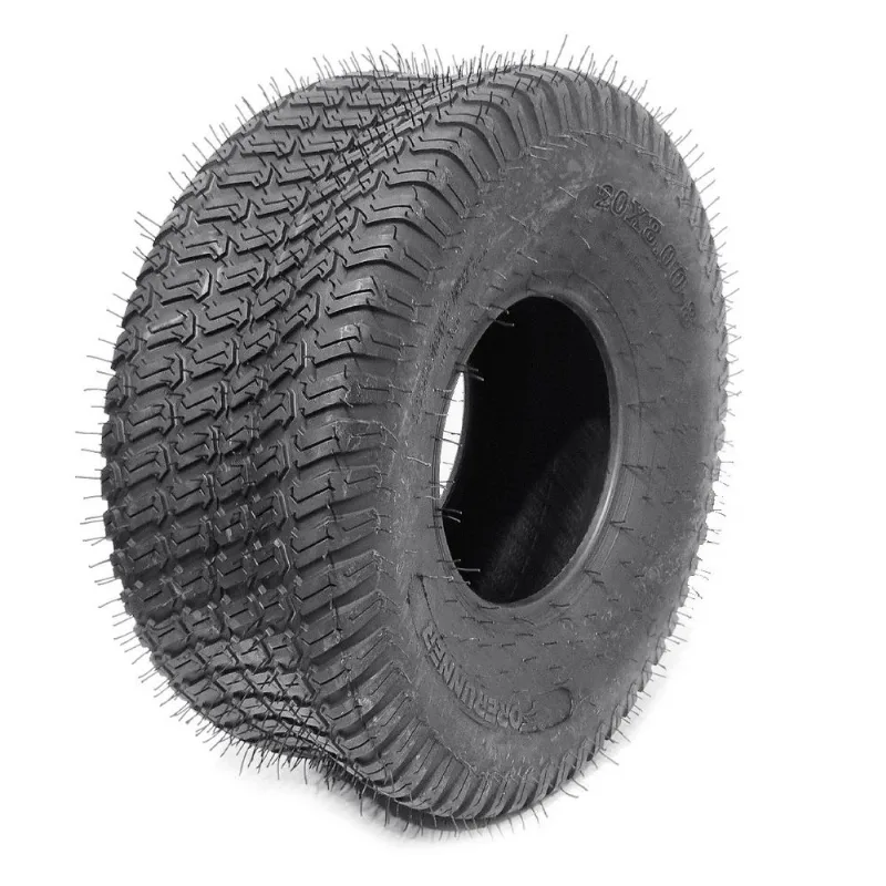 Pneu Traseiro 20x10-8 4tl Para Trator Cortador De Grama