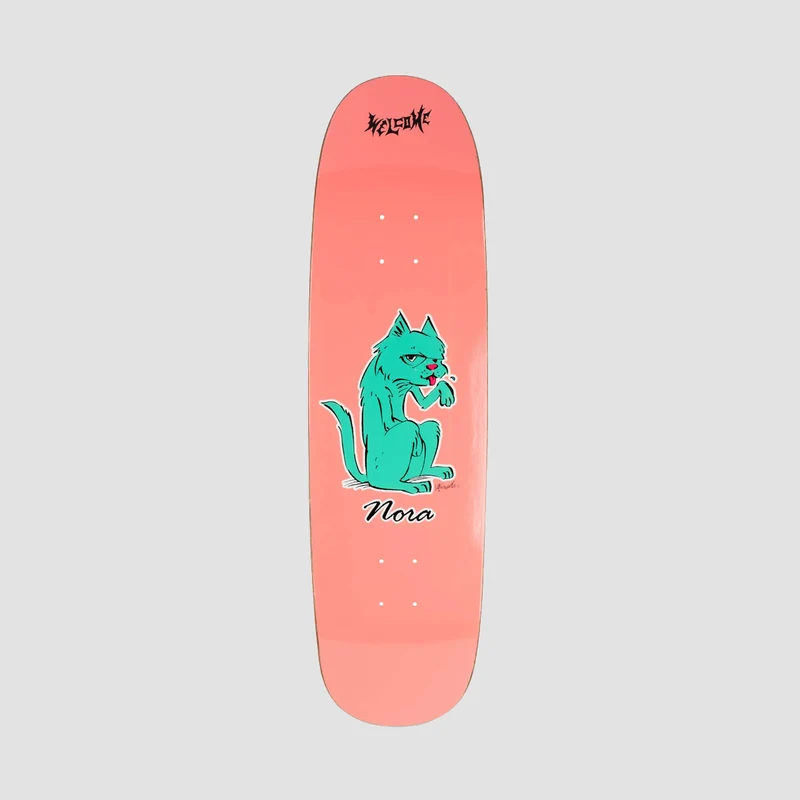 Welcome Feral Nora Pro Model Sphynx Skateboard Deck Pink - 8.8" 8.80 Inches