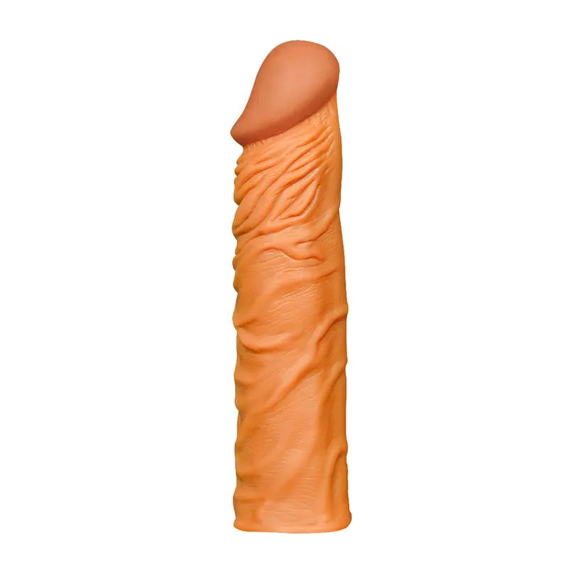 Capa Peniana Extensora 5 cm com Glande e Veias Aparentes Vip Mix Capa Peniana Extensora de 5 cm LOVETOY Miss Collection