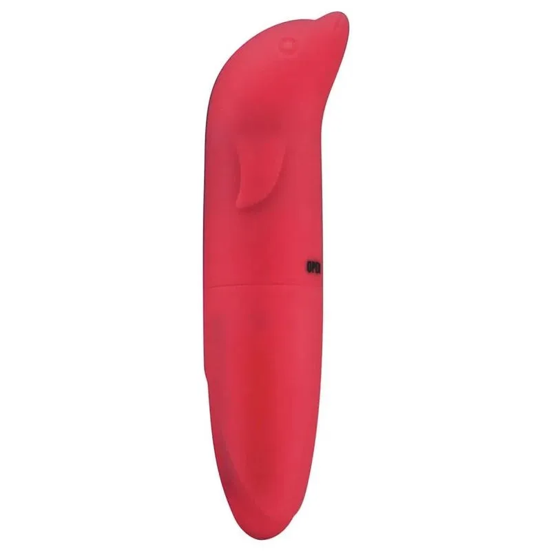 Vibrador Ponto G Aveludado com Formato Golfinho Sexy Import