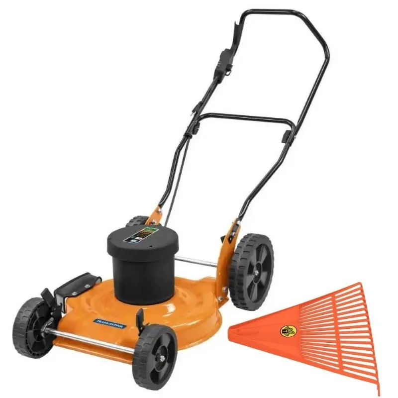 Cortador De Grama Elétrico 2500w Com Ancinho Plástico Sem Cabo 18 Dentes Para Jardim Tramontina-220v