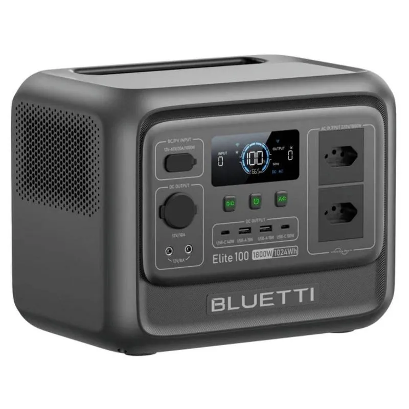 Estação De Energia Portátil Elite 100 V2 1800w 1024wh Bluetti-220v