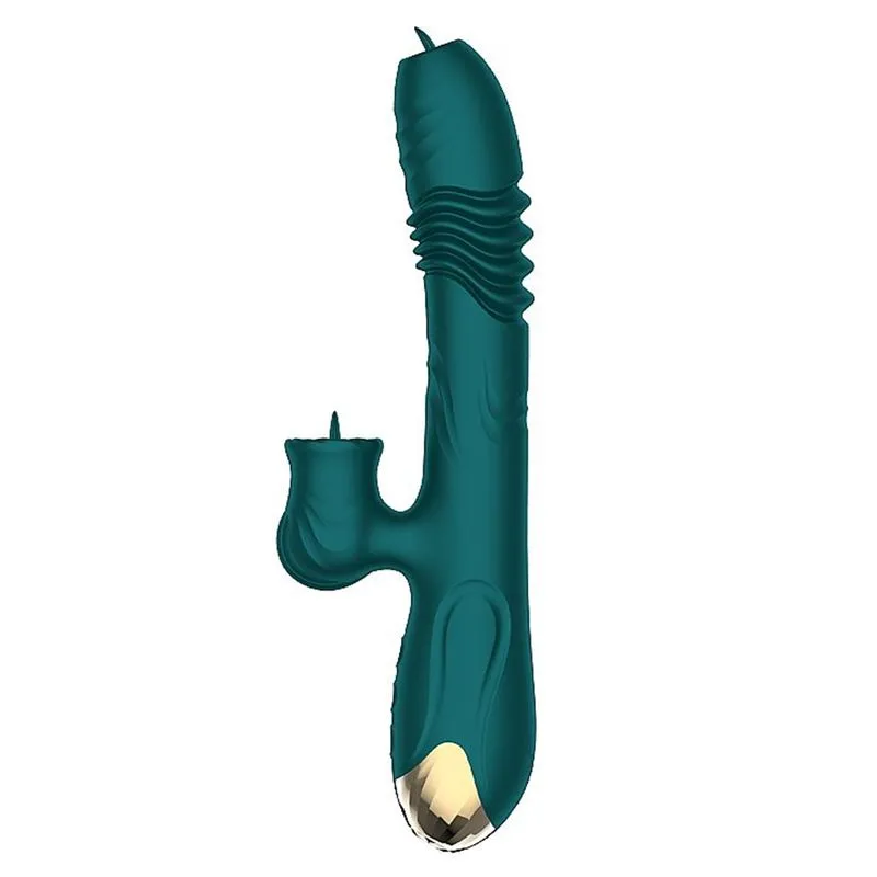 Lord Town Vibrador Ponto G e Clitóris com Língua e 10 Modos de Sobe e Desce Sexy Import