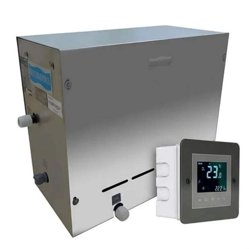 Sauna A Vapor Steam Inox 15kw Trifásica Comando Touch Wifi 15kw Steam Inox 220v Sodramar