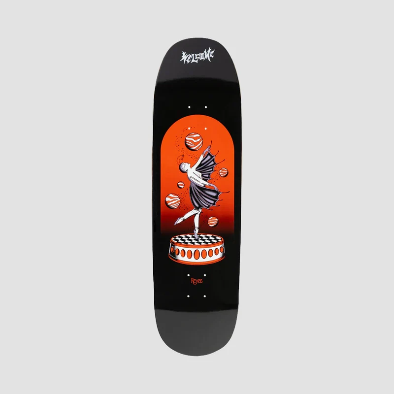 Welcome Dancer Ryan Reyes Pro Model On Baculus 2.0 Skateboard Deck Black - 9" 9.00 Inches