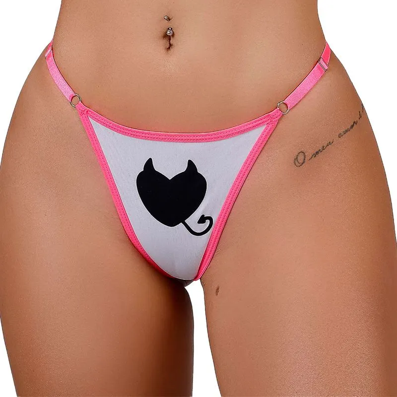Calcinha Folia Diabinha Coleção Bloquinho Tallyta Moda Apimentada
