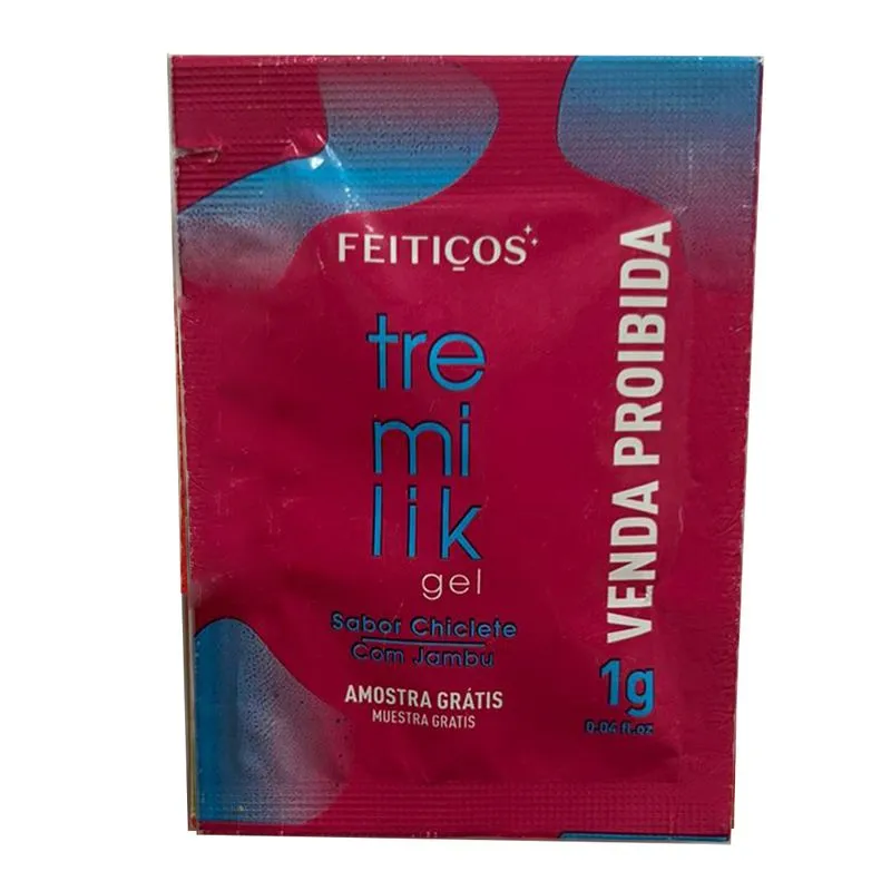 Amostra Tremilik Gel Vibrador Líquido Beijável 1g Feitiços