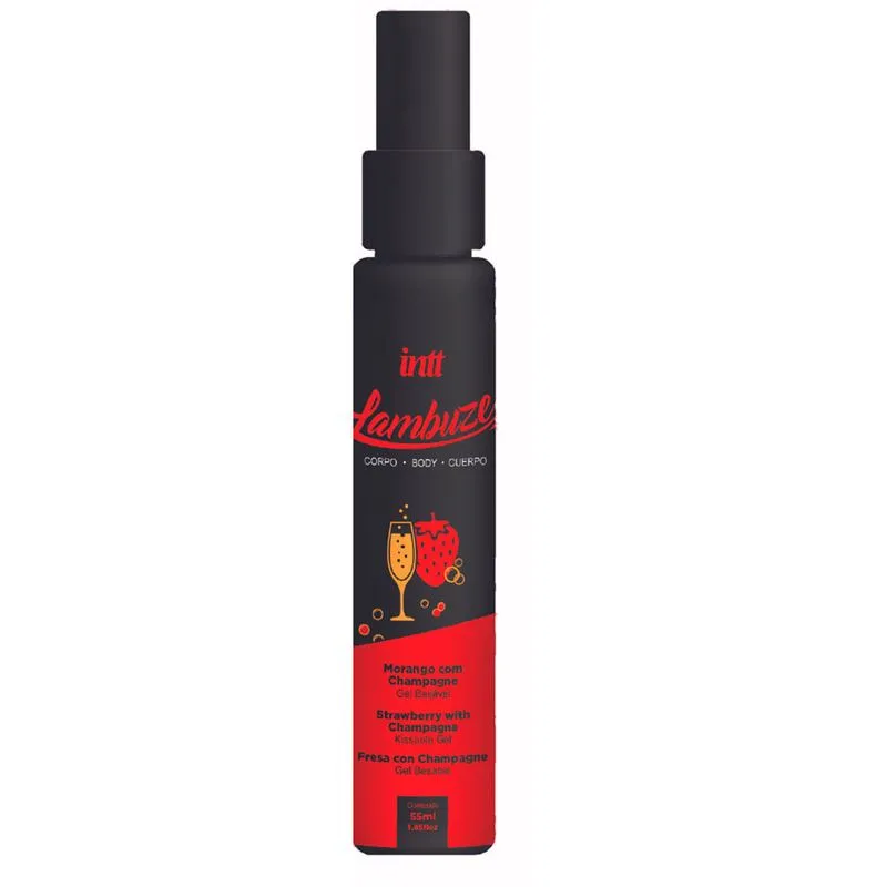 Lambuze Gel Beijável Hot Para Massagem 55ml Intt