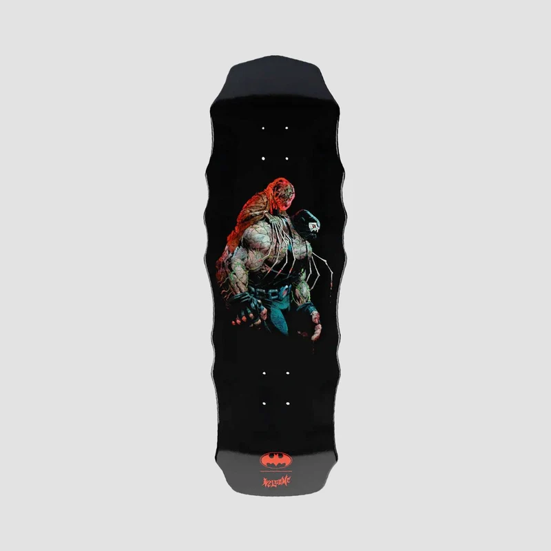 Welcome X BATMAN Shadow Series Bane & Scarecrow on Widow Skateboard Deck Black Dip - 10" 10.00 Inches / Black Dip