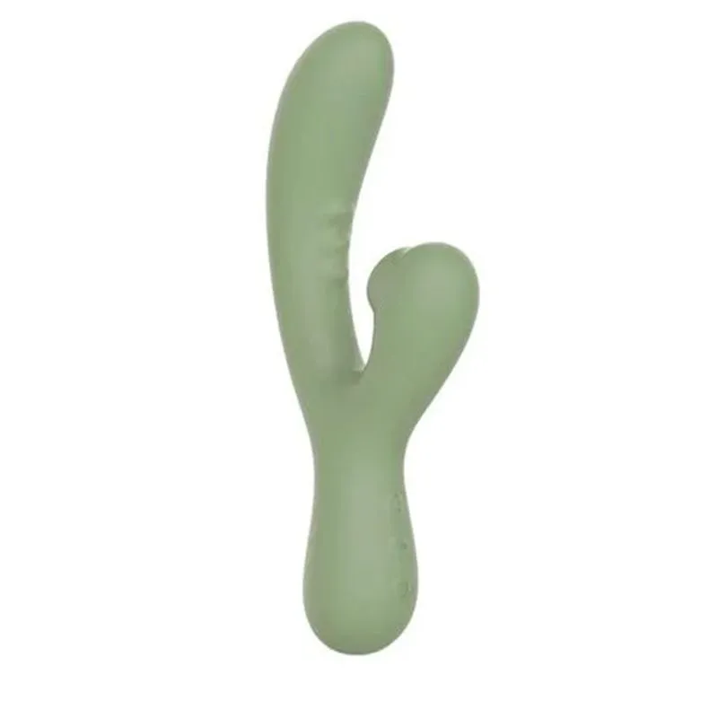 Oasis Vibrador Ponto G com Estimulador Clitoriano e 10 Modos de Vibração Linha Wellness Intt