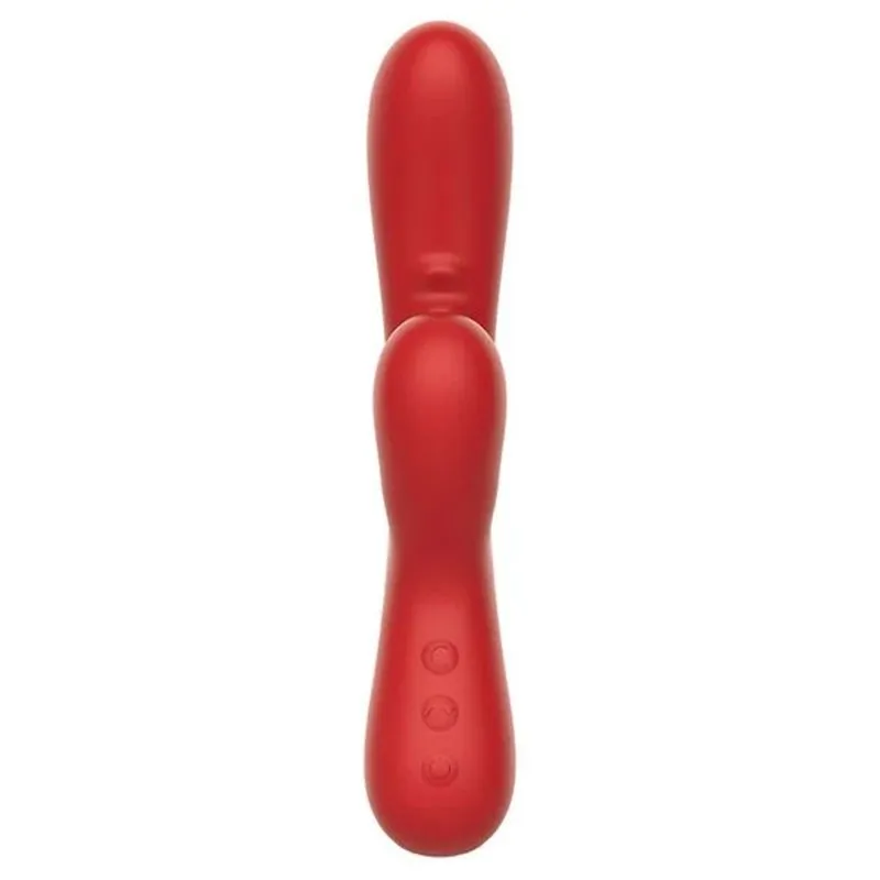 Oasis Vibrador Ponto G com Estimulador Clitoriano e 10 Modos de Vibração Linha Luxury Intt
