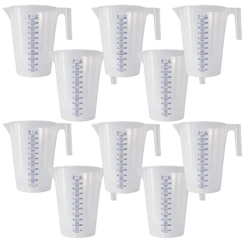 Jarra Branca Graduada 5l 10 Unidades Bremen