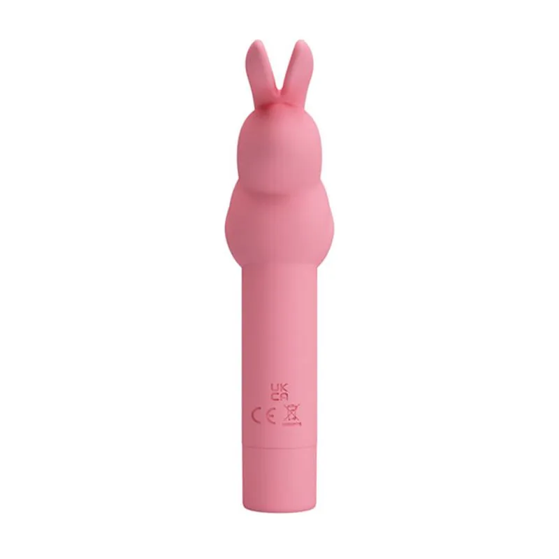 Pretty Love Gerardo Mini Vibrador com 10 Modos de Vibração e Estimulador Coelho na Ponta 3R Import