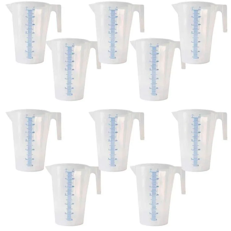 Jarra Graduada Branca Com Escala 3L Com 10 Unidades Bremen