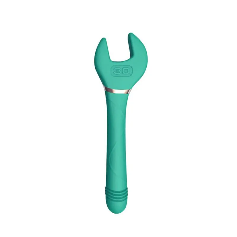 Vibrador Recarregável Formato Ferramenta com Função Vai e Vem 3R Import